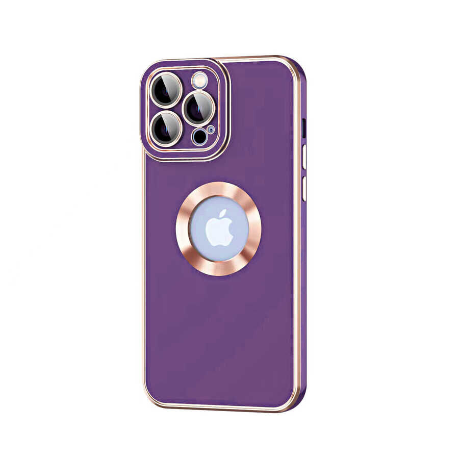 iPhone 14 Pro Kılıf Kongo Kapak Koyu Mor