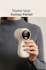 Dijital Ekranlı M118 Exstra Bıçaklı Şarjlı Tüy Temizleme ve Tiftik Temizleme Makinesi