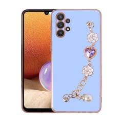 Samsung Galaxy A32 4G Kılıf El Tutamaçlı Kamera Korumalı Taka Silikon Kapak