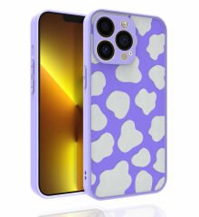 iPhone 13 Pro Max Kılıf Desenli Kamera Korumalı Parlak  Nora Kapak