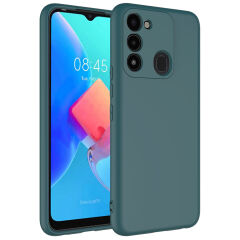 Tecno Spark 8C Kılıf Kamera Korumali Mara Lansman Kapak Lacivert