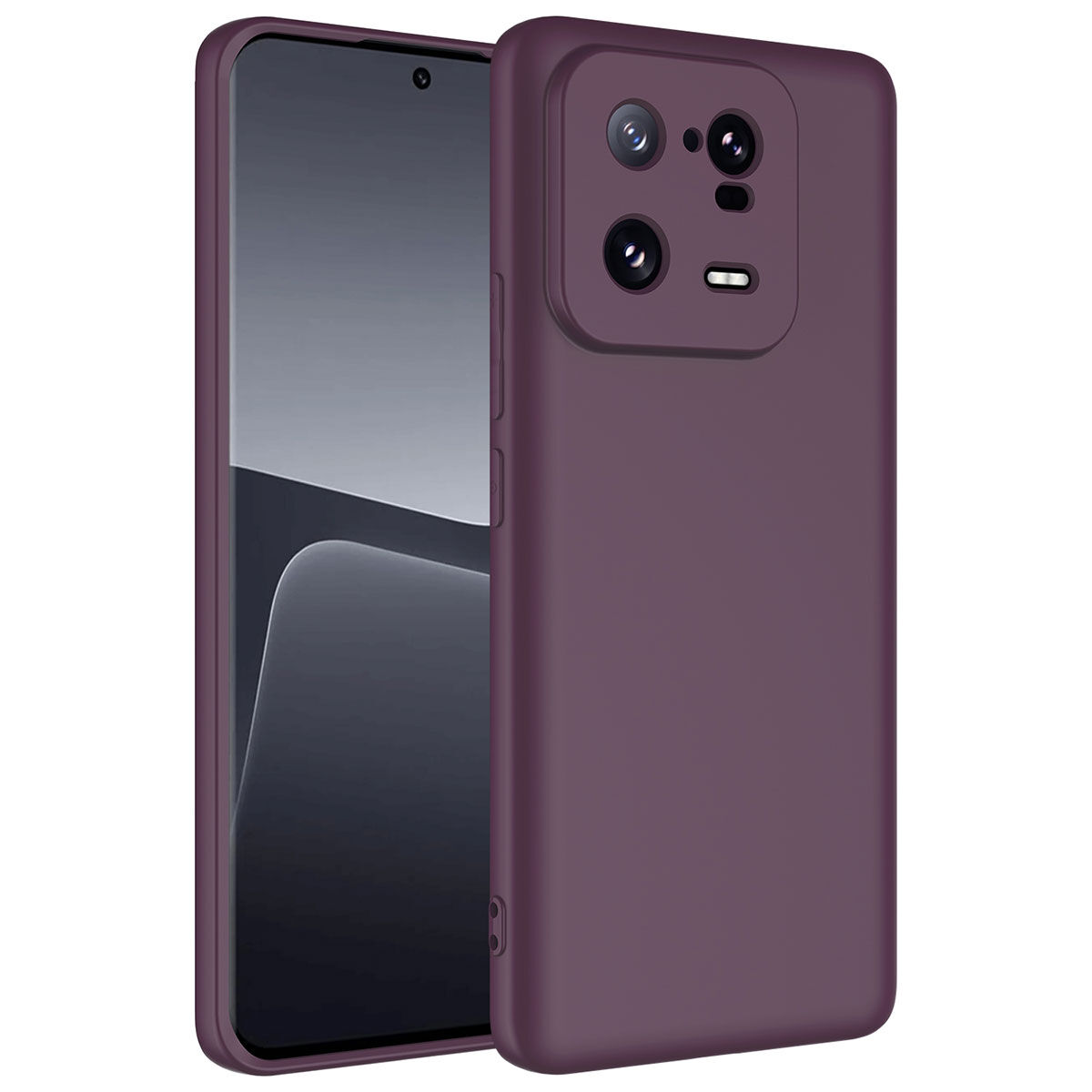 Xiaomi Mi 13 Pro Kılıf Kamera Korumali Mara Lansman Kapak kılıf Koyu Mor