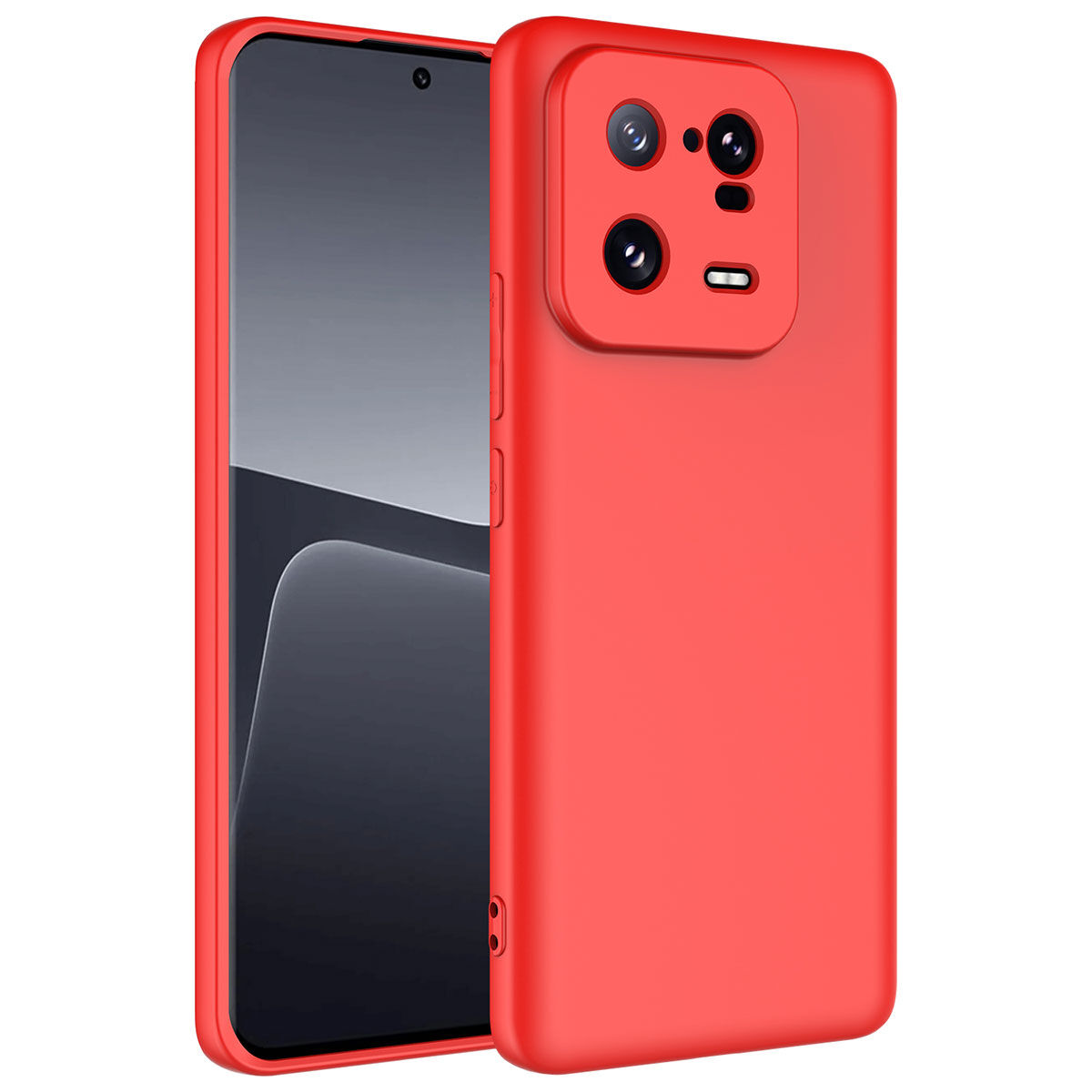 Xiaomi Mi 13 Pro Kılıf Kamera Korumali Mara Lansman Kapak kılıf Kırmızı