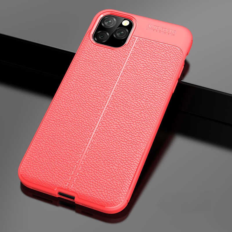 iPhone 11 Pro Kılıf Niss Silikon Kapak Kırmızı