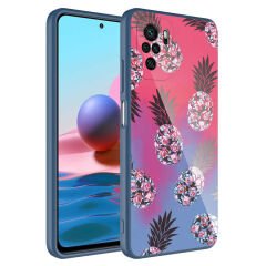 Xiaomi Poco M5S Kılıf Kamera Korumalı Desenli Sert Silikon Epoksi Kapak