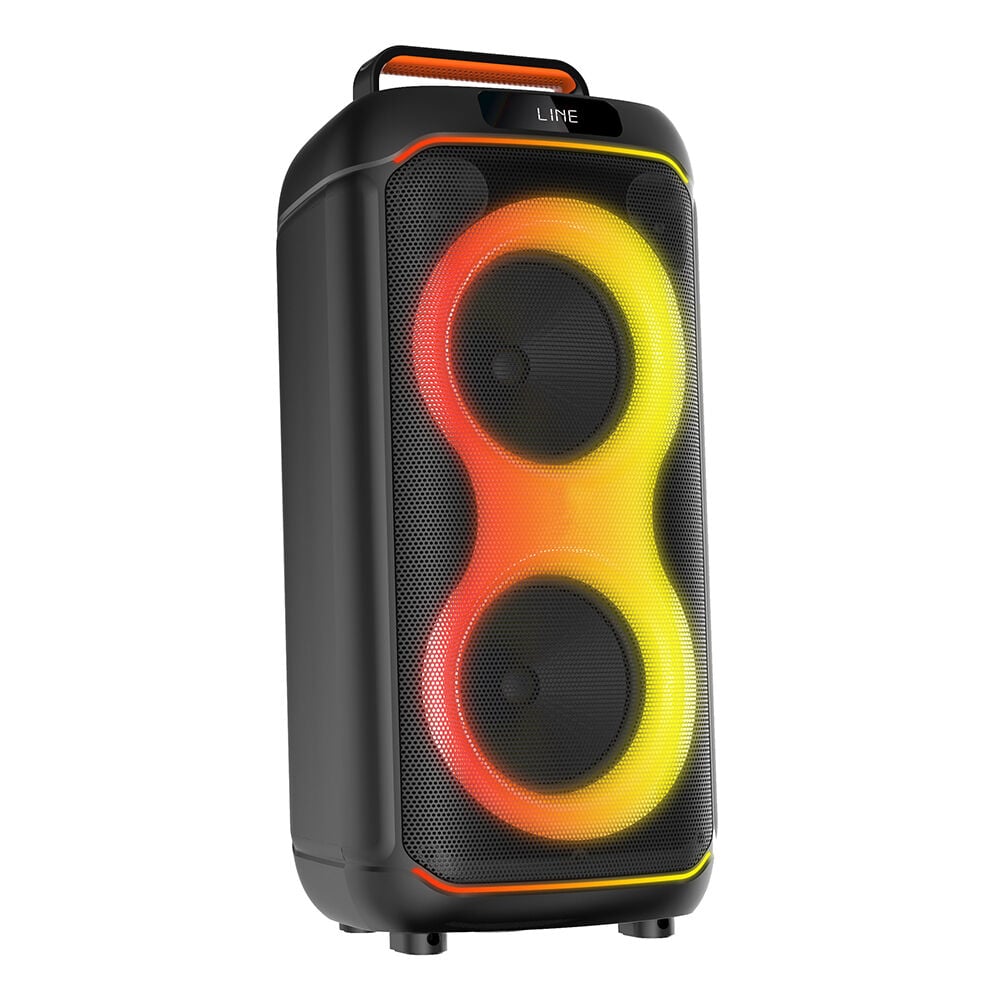 GD-2608 Dijital LED Göstergeli FM Radyolu Mikrofonlu RGB TWS Çift 6.5 inç Stereo Bass Kablosuz Karaoke Hoparlör