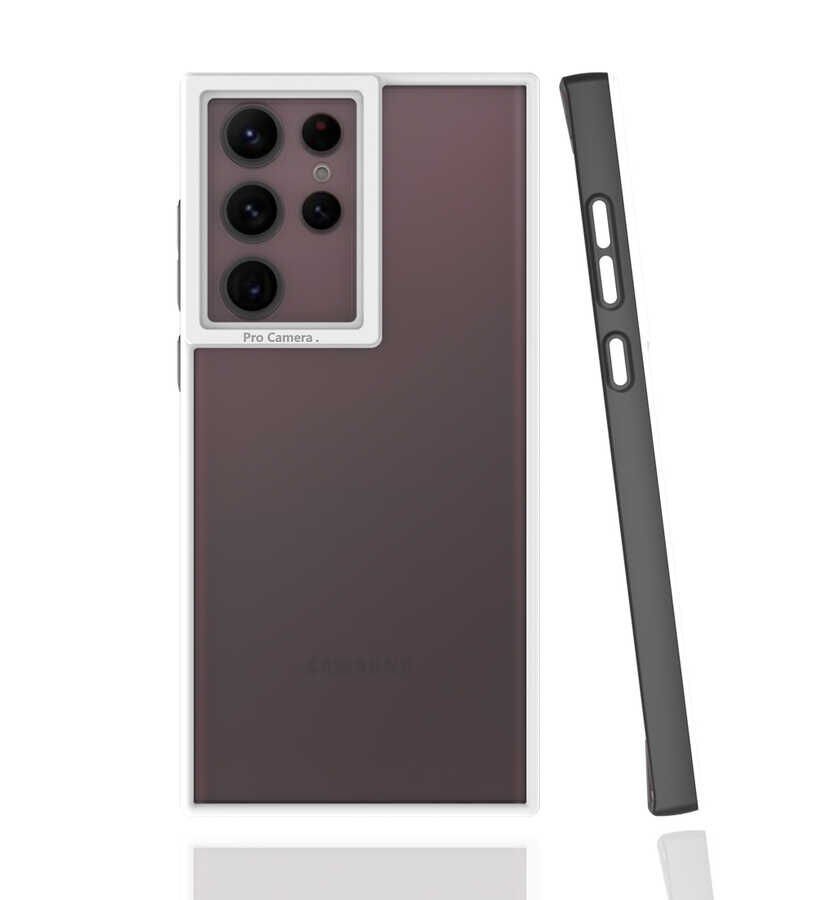Samsung Galaxy S22 Ultra Kılıf Mima Kapak Siyah