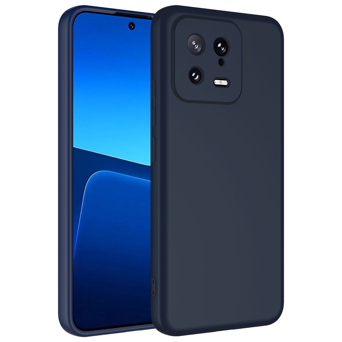 Xiaomi Mi 13 Kılıf Kamera Korumali Mara Lansman Kapak kılıf Lacivert