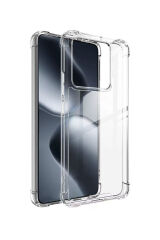 Xiaomi 14T Kılıf Nitro Anti Shock Darbe Emici Köşe Korumalı Şeffaf Silikon Kapak Şeffaf