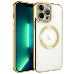 iPhone 13 Pro Kılıf Magsafe Wireless Şarj Özellikli Setro Silikon