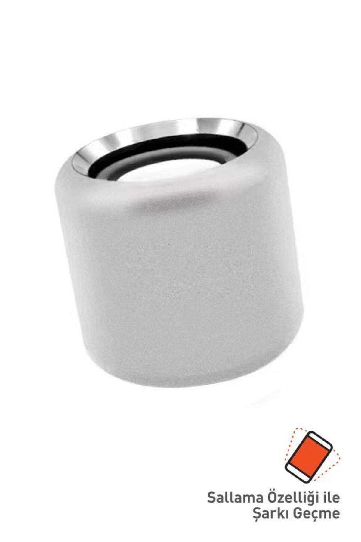 Bluetooth Hoparlör Taşınabilir Mini Speaker D12 Gümüş