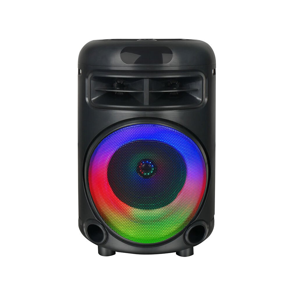GD-692 FM Radyolu Mikrofonlu RGB TWS 6.5 inç Stereo Bass Kablosuz Karaoke Hoparlör Siyah