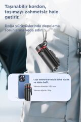 Tripod Çok Amaçlı 360 Derece Kumandalı Mini Selfie Çubuğu L10 Siyah