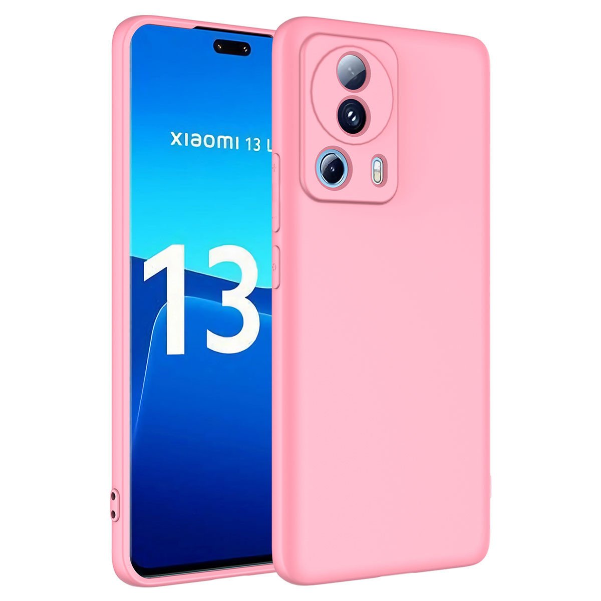 Xiaomi Mi 13 Lite  Kamera Korumali Mara Lansman Kapak kılıf Pembe