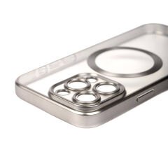 iPhone 15 Pro Kılıf Mat Tasarımlı Magsafe Wireless Şarj Özellikli Mat Setro Kapak Kılıf