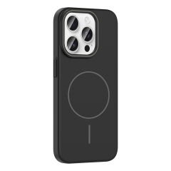 iPhone 15 Pro Max Kılıf Kablosuz Şarj Özellikli Ruby Silikon Kapak
