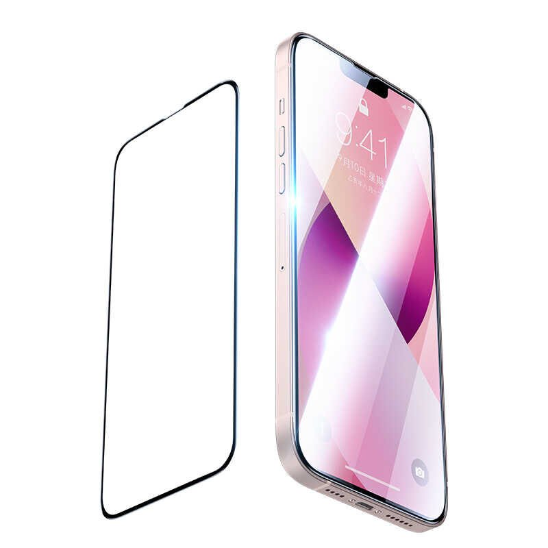 iPhone 13 Pro  Mat Ekran Koruyucu Parmak İzi Bırakmayan Oyunculara Özel Ekran Filmi Siyah