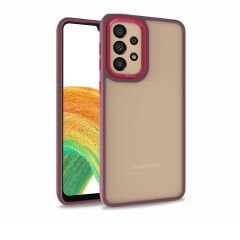 Samsung Galaxy A32 4G Kılıf Kamera Çıkıntılı Arkası Şeffaf Köşeleri Parlak Renkli Işlemeli Flora Kapak
