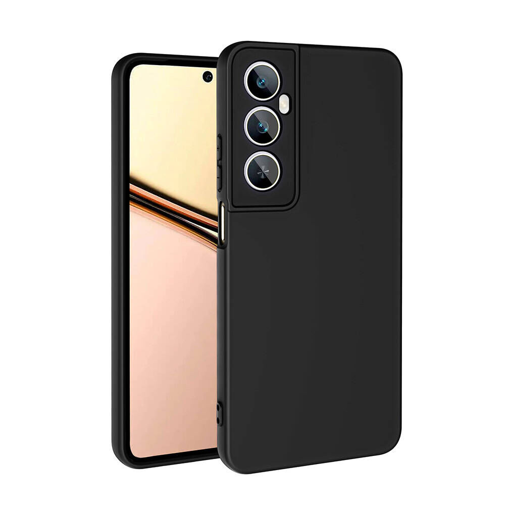 Realme C65 4G Kılıf  Mara Lansman Kapak Siyah