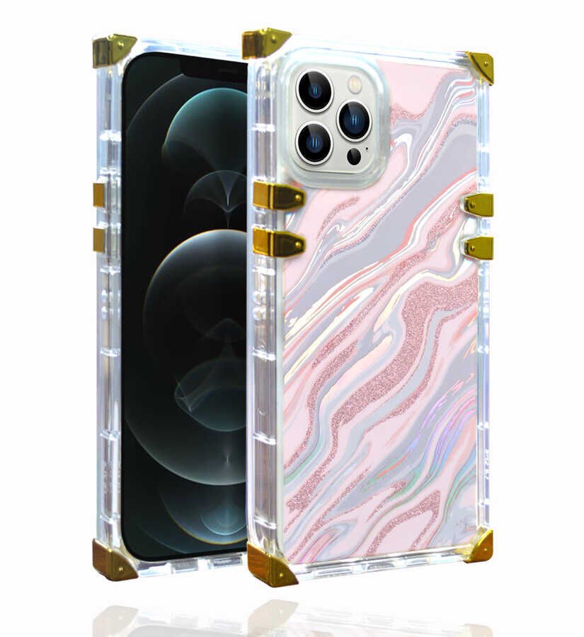 iPhone 13 Pro Kılıf Ples Kapak Pembe