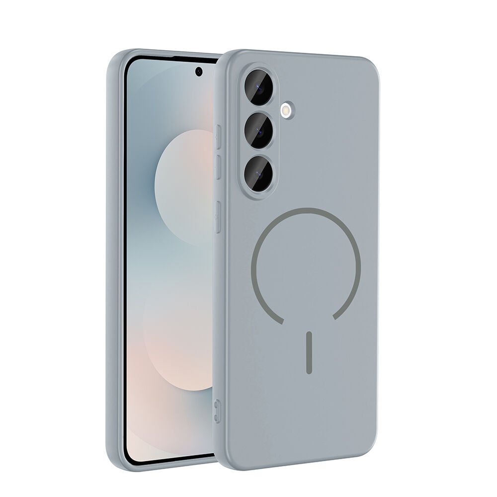 Samsung Galaxy S26 Kılıf Meta Lansman Magsafe Kamera Korumalı içi Kadife Yumuşak Renkli Süet Silikon