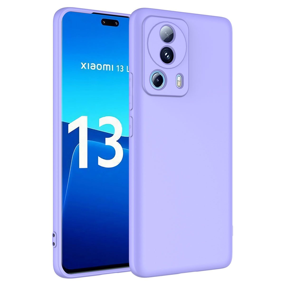 Xiaomi Mi 13 Lite  Kamera Korumali Mara Lansman Kapak kılıf Lila