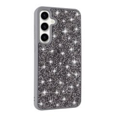 Samsung Galaxy S25 Kılıf Parlak Taşlı Tasarım Pırlanta Kapak