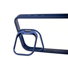 iPhone 15 Pro Kılıf Kamera Lens Korumalı Standlı Klon Lensli Kapak Kılıf