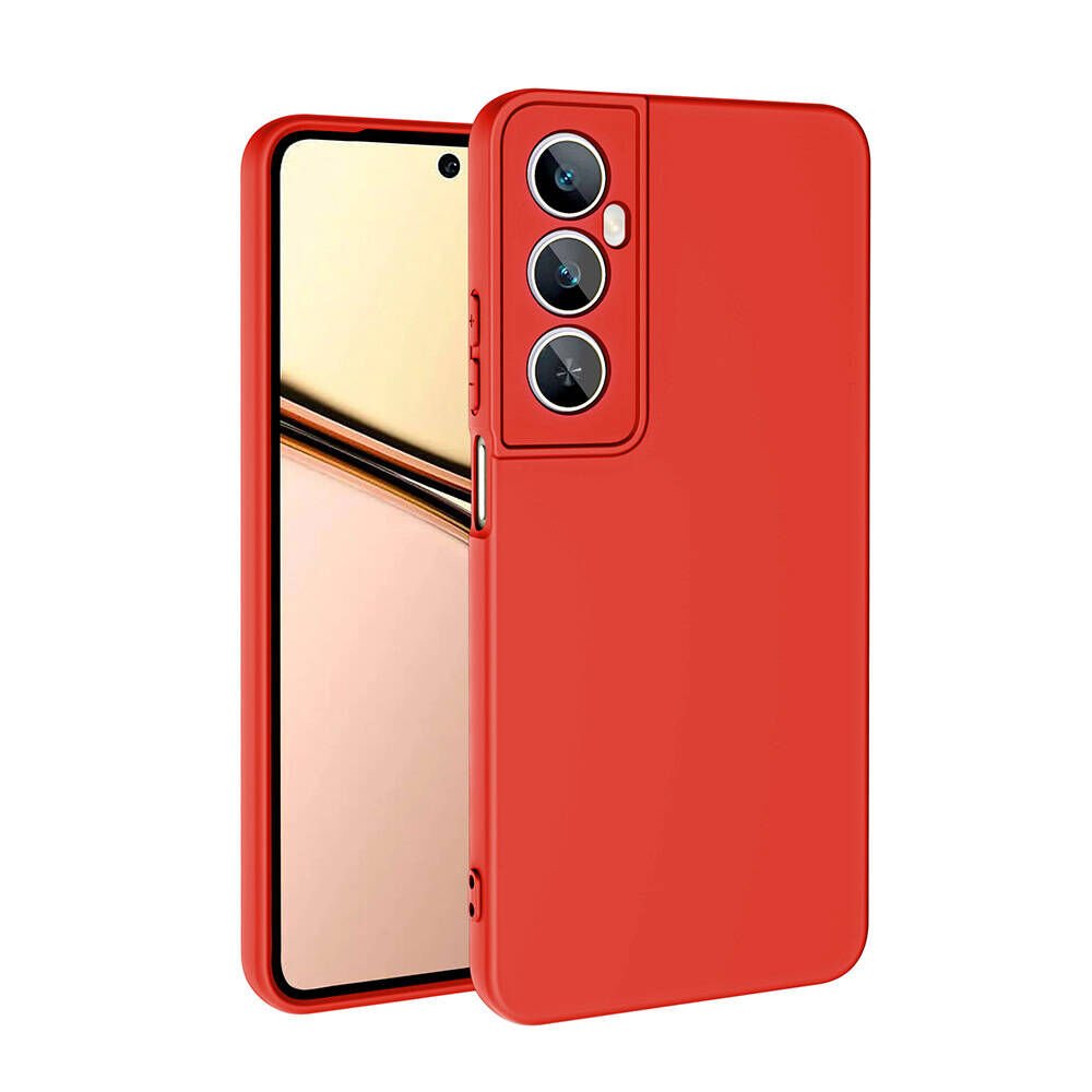 Realme C65 4G Kılıf  Mara Lansman Kapak Kırmızı