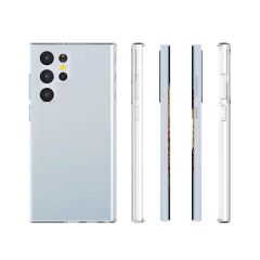 Samsung Galaxy S22 Ultra Kılıf Süper Silikon Kapak Renksiz
