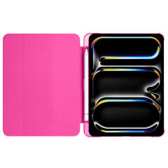 iPad Pro 11 2024 Smart Cover Kalem Bölmeli Standlı 1-1 Kılıf Siyah