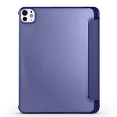 iPad Pro 11 2024 Smart Cover Kalem Bölmeli Standlı 1-1 Kılıf Lacivert