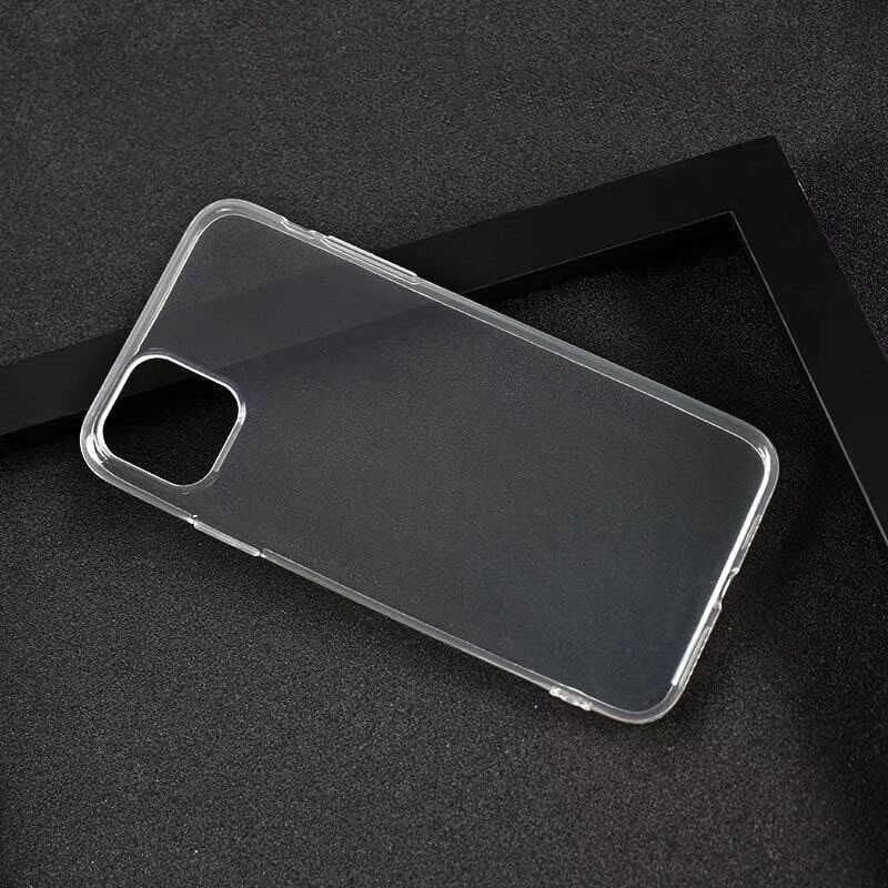 iPhone 11 Pro Kılıf Süper Silikon Kapak Renksiz