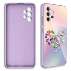 Samsung Galaxy A32 4G Kılıf Kamera Korumalı Desenli Sert Silikon Epoksi Kapak