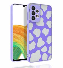 Samsung Galaxy A33 5G Desenli Kamera Korumalı Parlak Nora Kapak kılıf