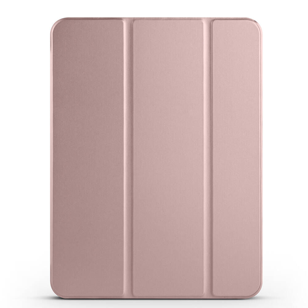 iPad Pro 11 2024 Smart Cover Kalem Bölmeli Standlı 1-1 Kılıf Rose Gold