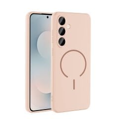 Samsung Galaxy S26 Plus Kılıf Meta Lansman M-Safe Kamera Korumalı içi Kadife Yumuşak Renkli Süet Silikon