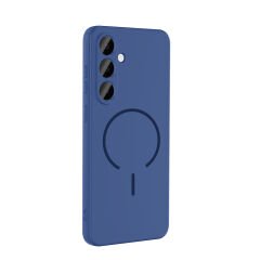 Samsung Galaxy S26 Plus Kılıf Meta Lansman Magsafe Kamera Korumalı içi Kadife Yumuşak Renkli Süet Silikon