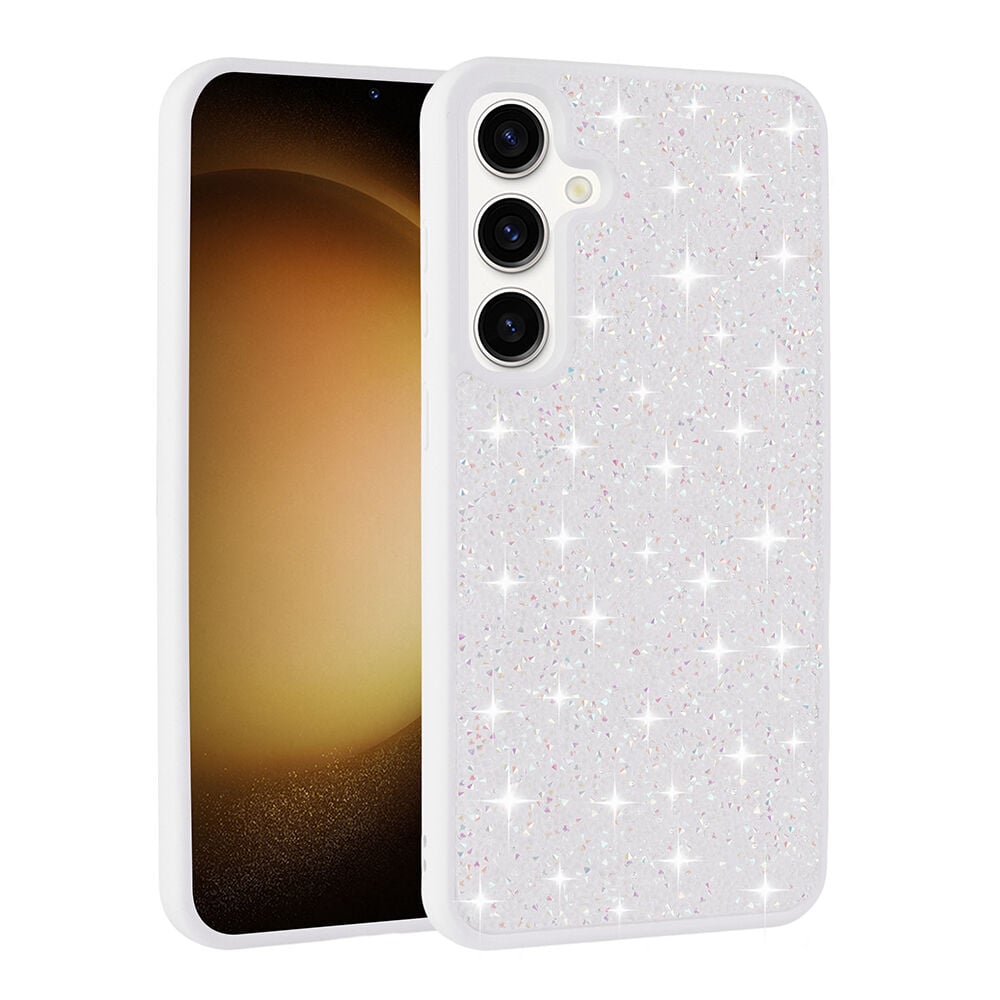 Samsung Galaxy S25 Plus Kılıf Parlak Taşlı Tasarım Pırlanta Kapak