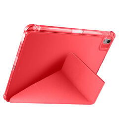 Apple iPad Air 11 2024 Kılıf Tri Folding Kalem Bölmeli Standlı Kılıf