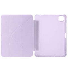 Apple iPad Air 11 2024 Kılıf Tri Folding Kalem Bölmeli Standlı Kılıf