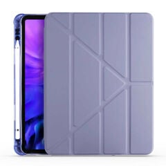 Apple iPad Air 11 2024 Kılıf Tri Folding Kalem Bölmeli Standlı Kılıf