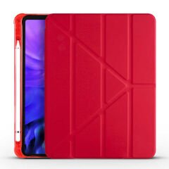 Apple iPad Air 11 2024 Kılıf Tri Folding Kalem Bölmeli Standlı Kılıf
