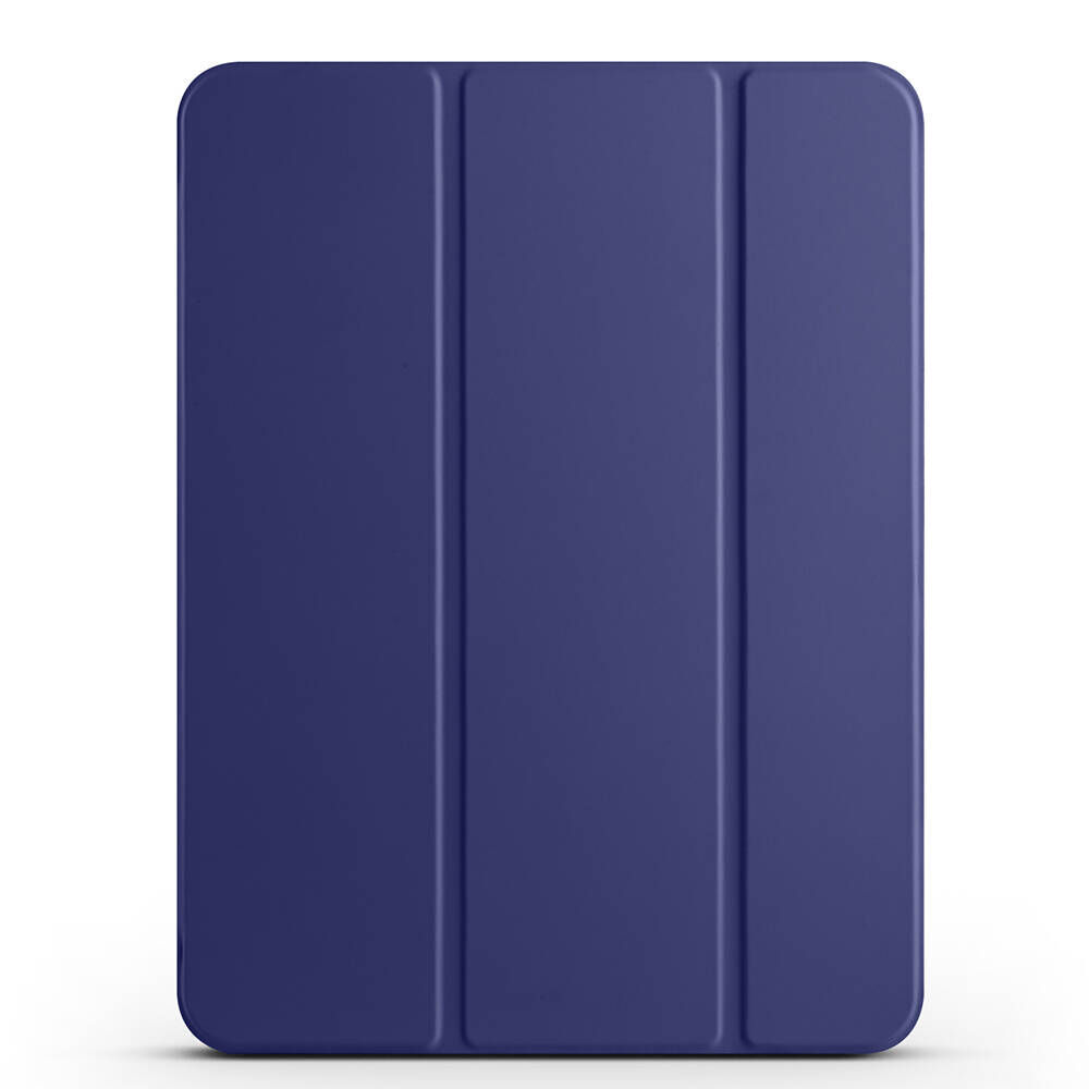 iPad Pro 11 2024 Smart Cover Kalem Bölmeli Standlı 1-1 Kılıf Lacivert