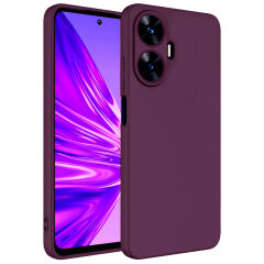 Realme C55 Kamera Korumali Mara Lansman Kapak Koyu Yeşil