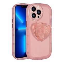 iPhone 13 Pro Max Kılıf Kamera Korumalı Pop Soketli Renkli  Ofro Kapak Mavi