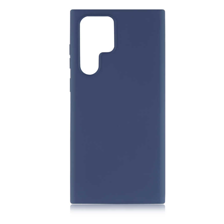 Samsung Galaxy S22 Ultra Kılıf Premier Silikon Kapak Lacivert