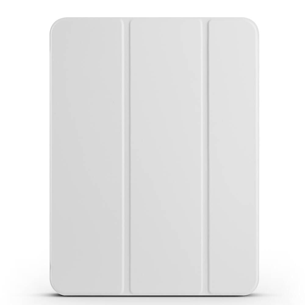 iPad Pro 11 2024 Smart Cover Kalem Bölmeli Standlı 1-1 Kılıf Gri