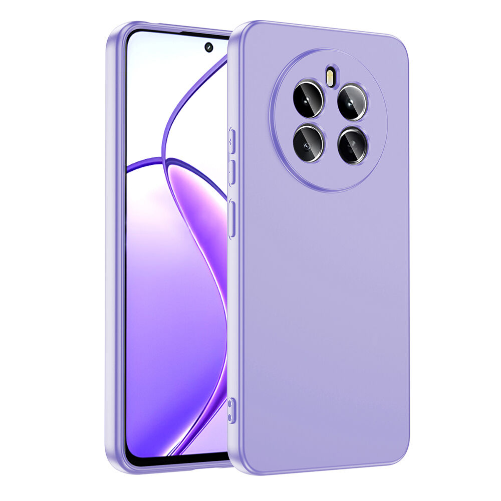 Realme 12 Plus Kılıf Kamera Korumali Mara Lansman Kapak Lila