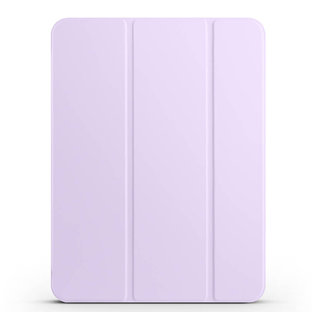 iPad Pro 11 2024 Smart Cover Kalem Bölmeli Standlı 1-1 Kılıf Lila